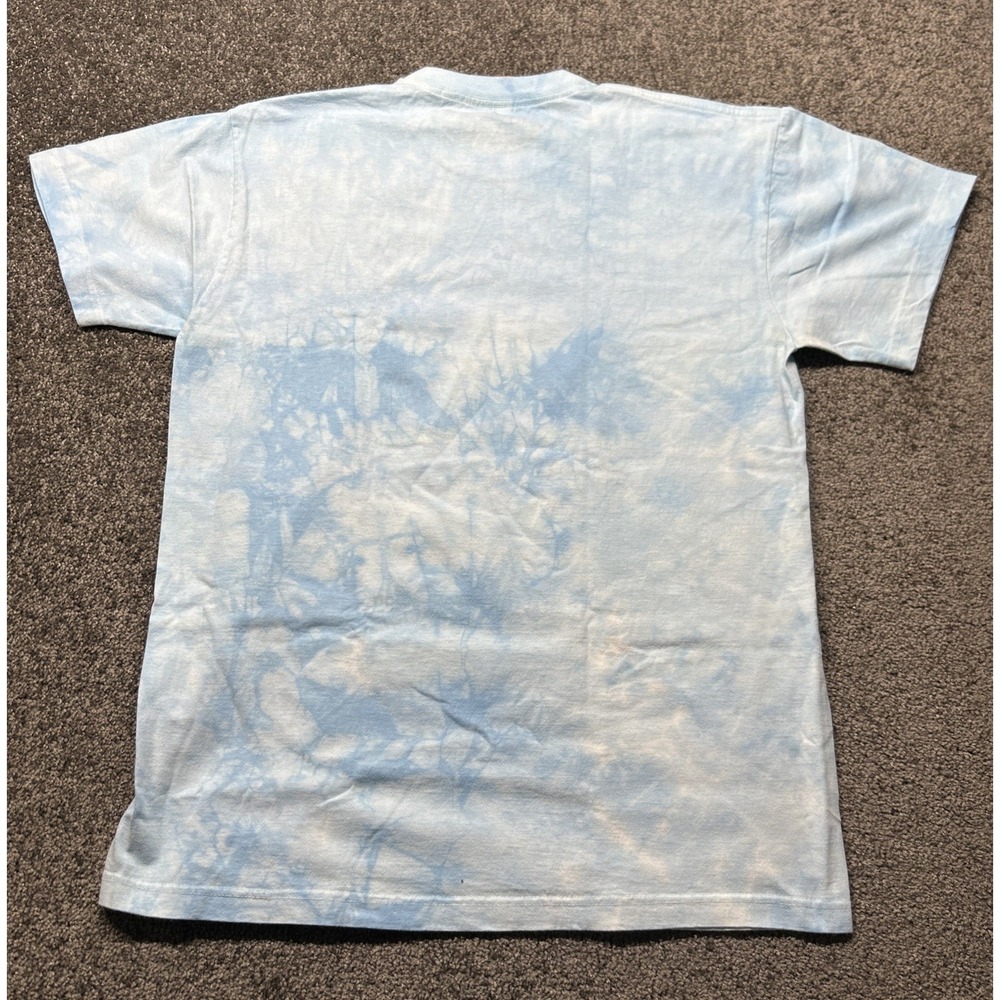 The Mountain Vintage Mens T Shirt Large Horses Short Sleeves Blue - Picture 4 of 7